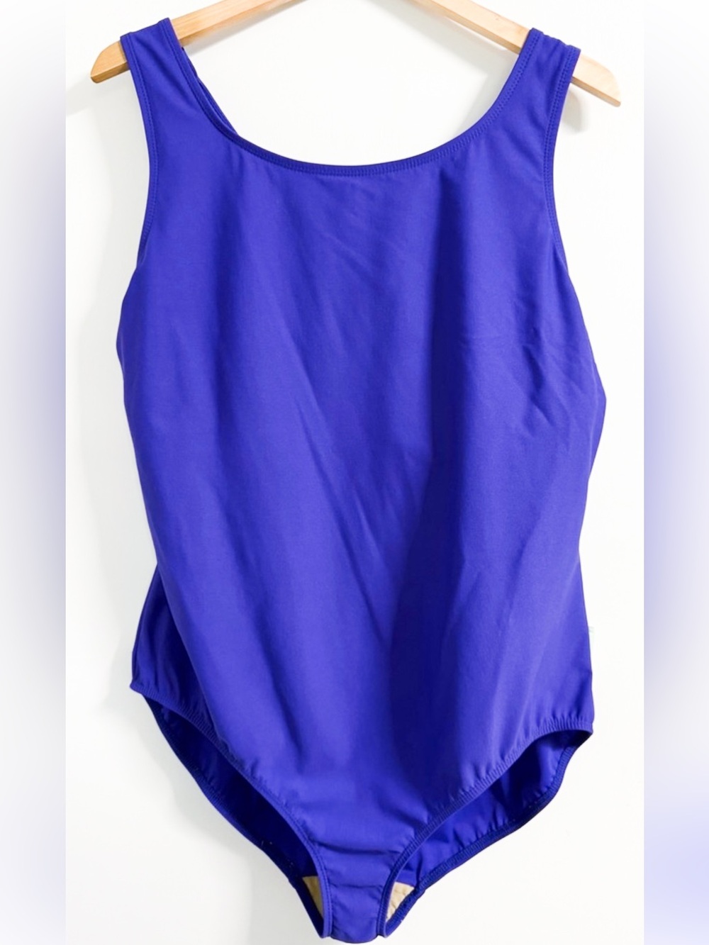 Junonia One Piece Swimsuit 2X Blue Keyhole Back Full Coverage